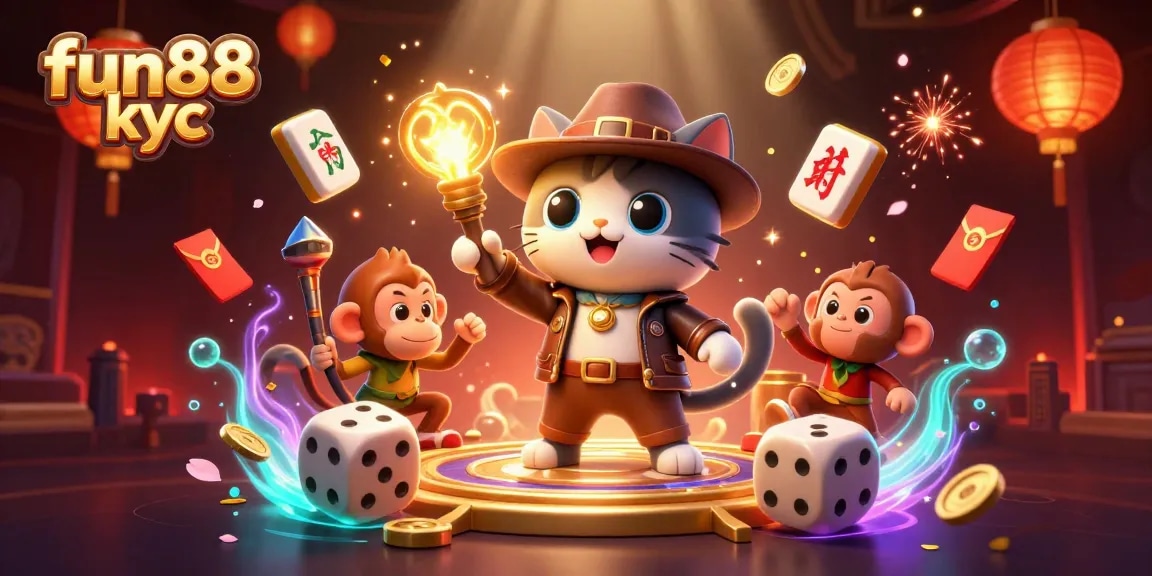 Tham gia trò chơi cá cược và nhận thưởng với fun88 kyc tại khu vực casino ảo độc đáo.