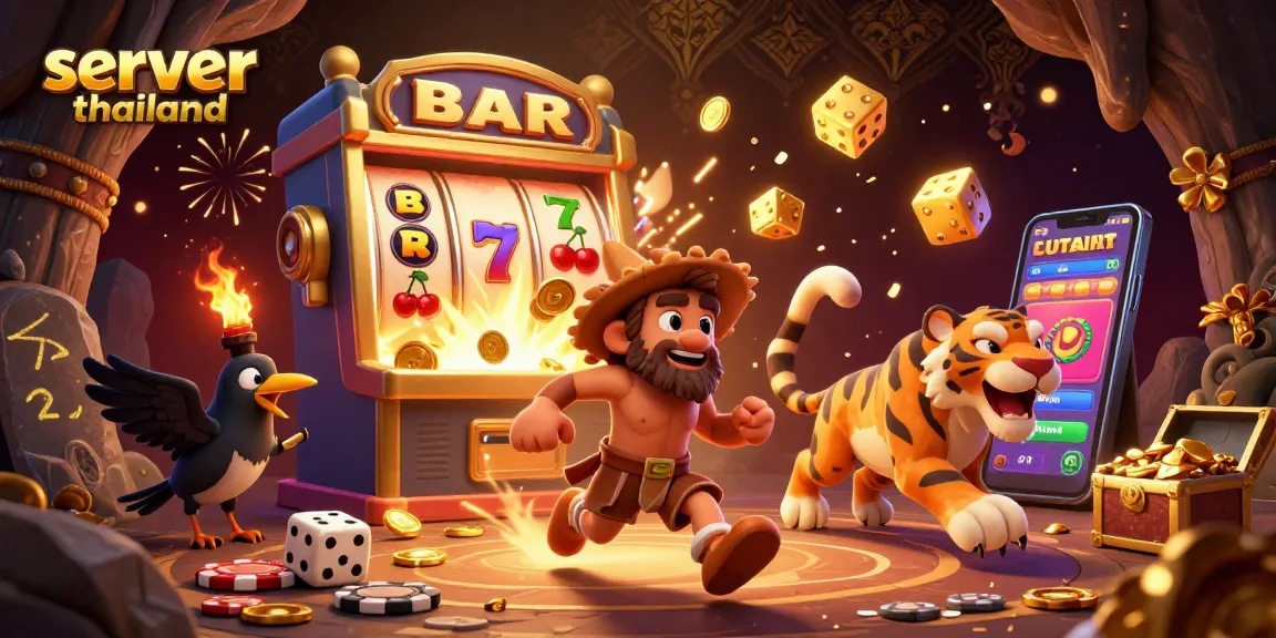 Players spin the reels and experience winning excitement with server thailand in this vibrant casino scene.