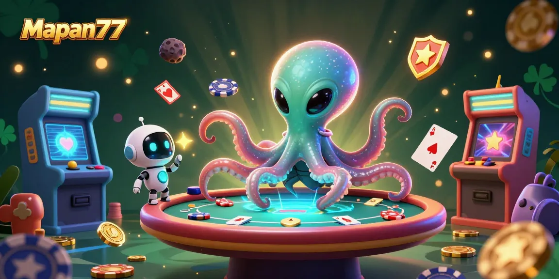 Experience thrilling poker action with Mapan777 and vibrant casino elements.