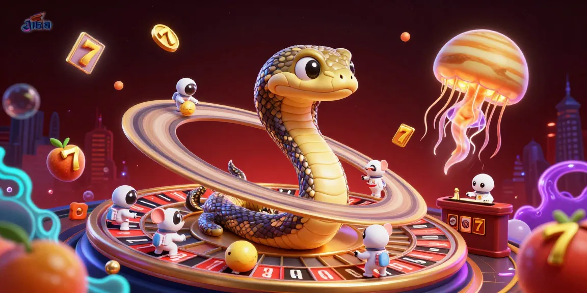 Experience the excitement of สล็อต with a whimsical casino scene featuring vibrant characters and dynamic gameplay.