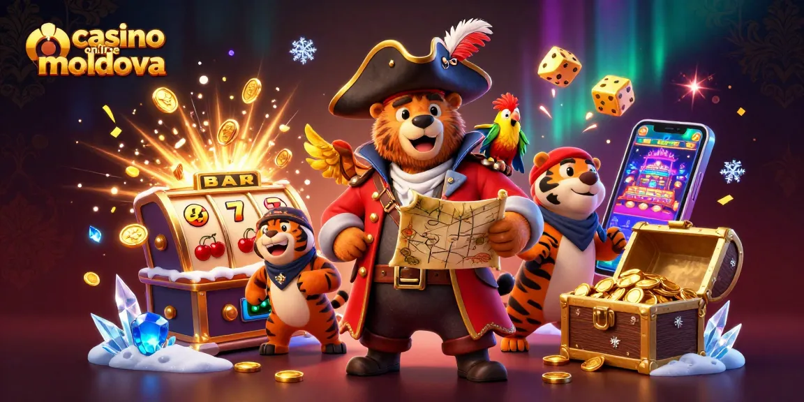Experiența captivantă a jocurilor la casino online moldova cu personaje și simboluri de jocuri.
