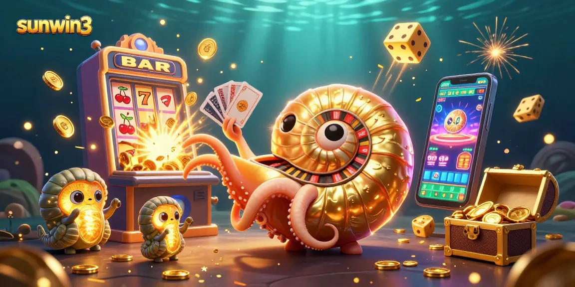 Experience the thrill of gaming at sunwin3 with an ancient nautilus roulette wheel and jackpot excitement.