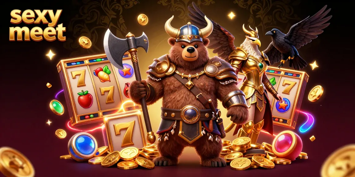 Experience exciting chances to win at sexy meet with vibrant slot reels and engaging characters.