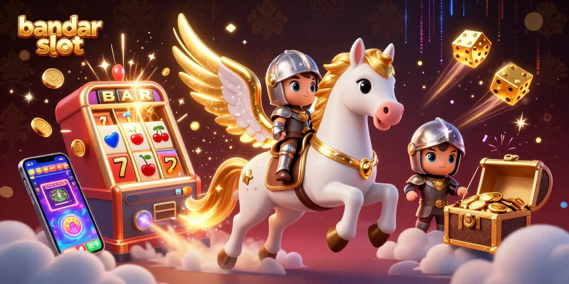 Experience excitement at the bandar slot with vibrant 3D visuals of jackpots and casino games.