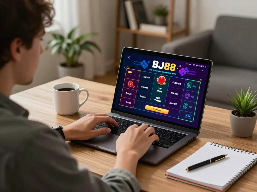 Join the excitement at BJ88 with online gambling on a cozy home setup.