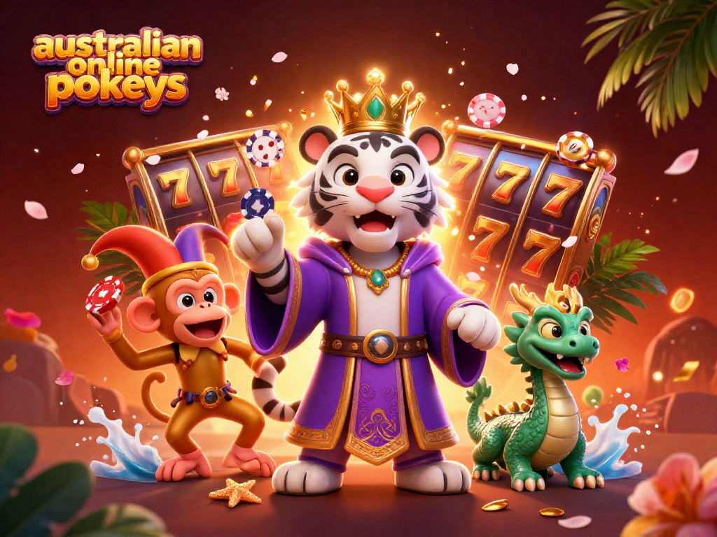 Play engaging australian online pokies with exciting graphics and a vibrant casino atmosphere.