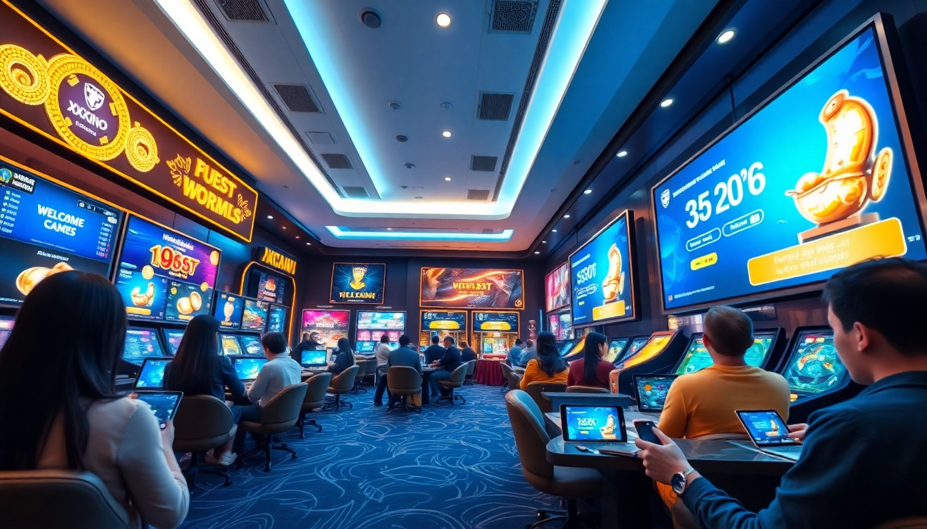 Experience the innovative online gaming atmosphere of XX88, featuring vibrant casino games and modern interfaces.