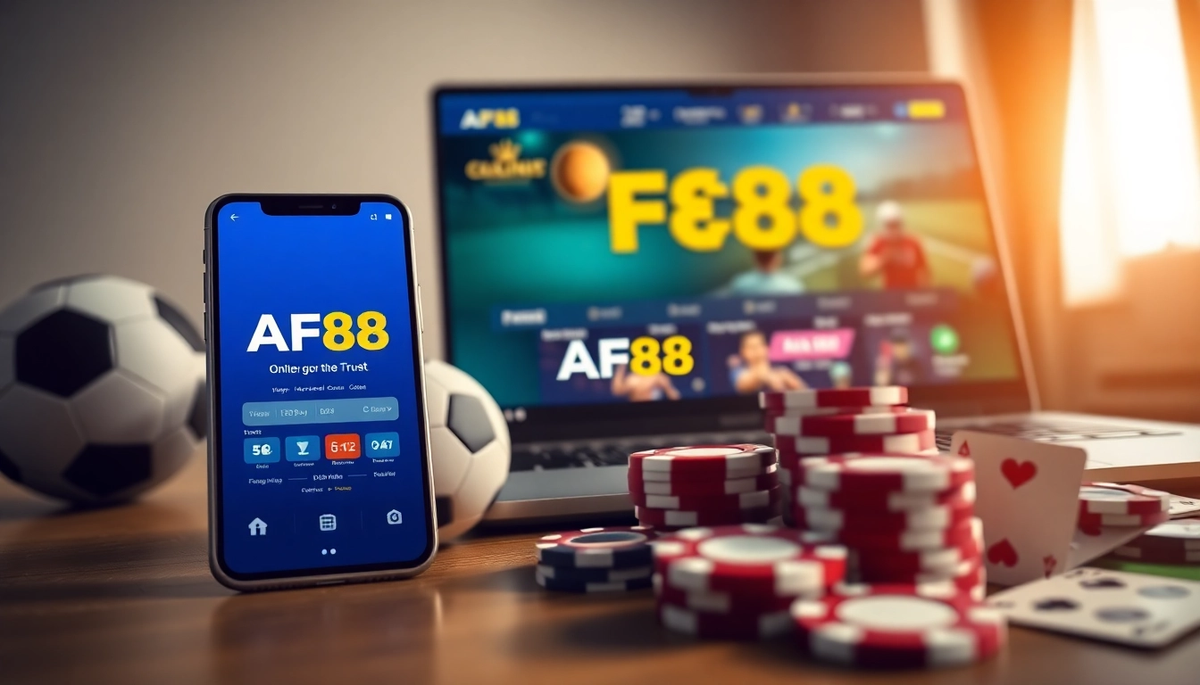 AF88 online betting app on a smartphone with user-friendly interface.