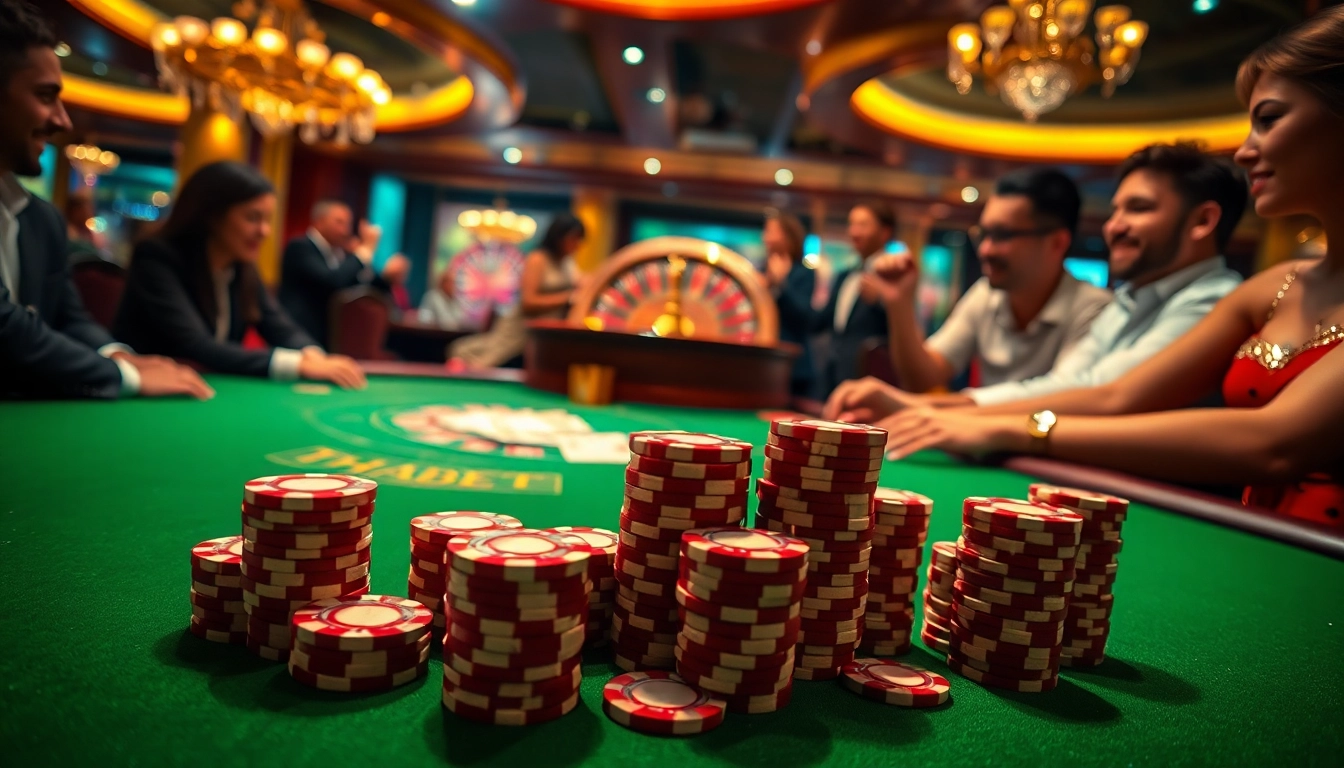Winning at THABET’s poker table while enjoying a thrilling casino experience.
