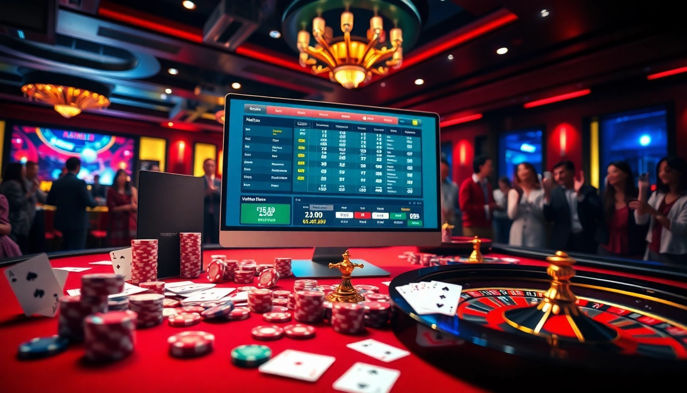 Khela88 promotes exciting online gambling experiences with poker chips and roulette wheels.