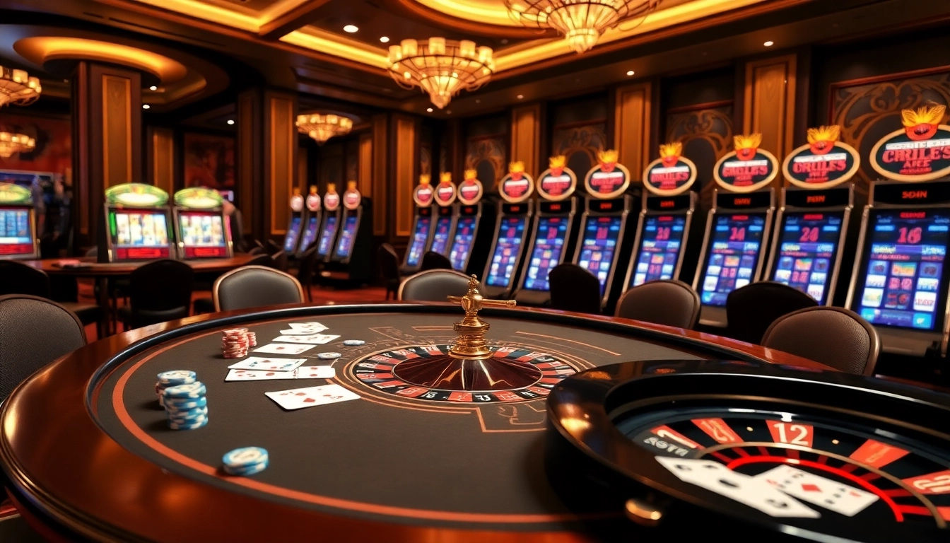 Players enjoy the excitement of S8 casino, engaging in poker with chips and cards.