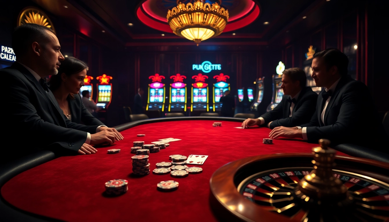 Experience high-stakes gaming at https://new88c.co/, featuring elegant poker tables and vibrant casino visuals.