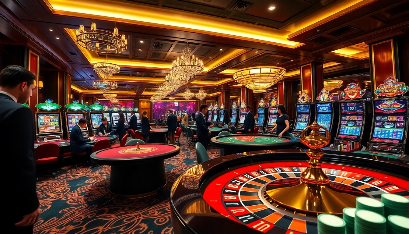 Experience the thrill of betting at GOOD88's luxurious casino atmosphere.