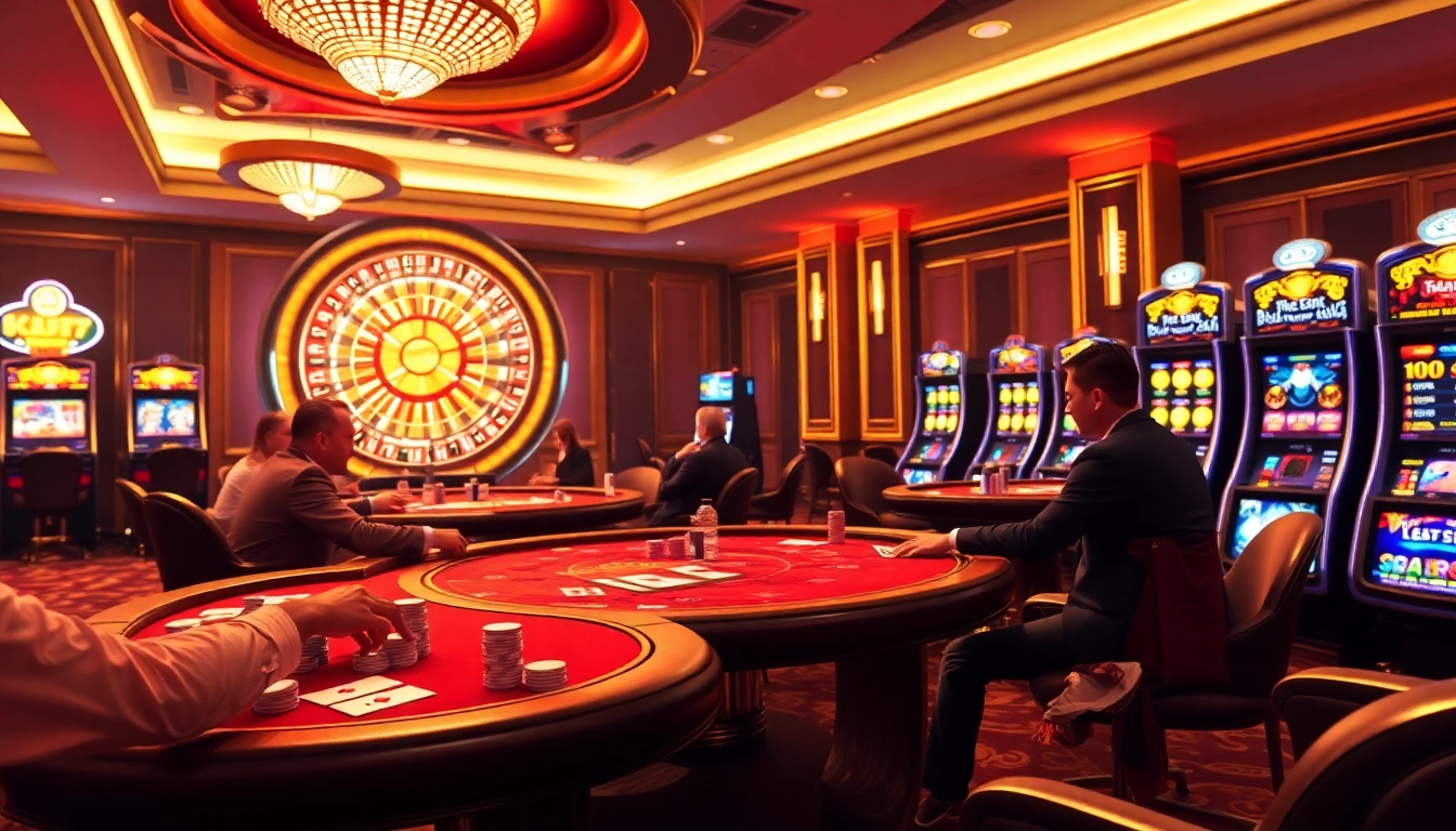 K9K9 casino offers thrilling poker action with colorful chips and vibrant tables.