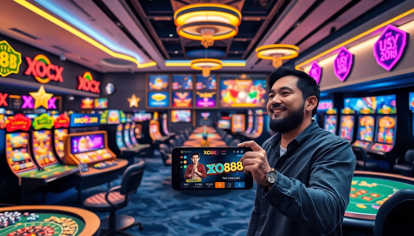Experience the dynamic gaming world of xo88.quest with vibrant visuals and user-friendly features.